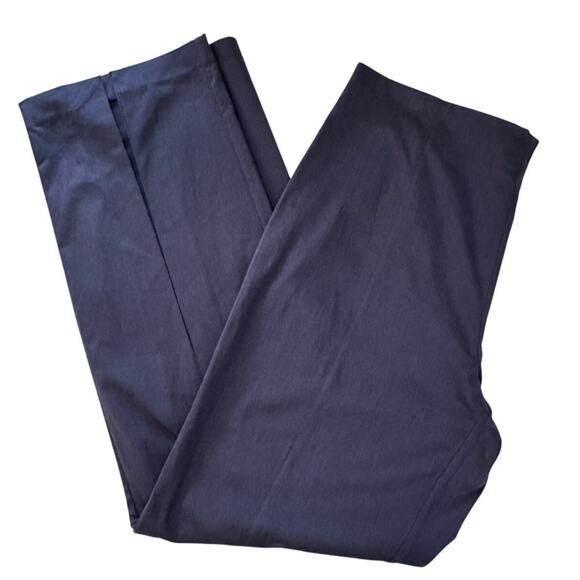 JONATHAN SIMKHAI Women's Midnight Chase Front Slit Cotton-Blend Pants Size 14 - Picture 4 of 8